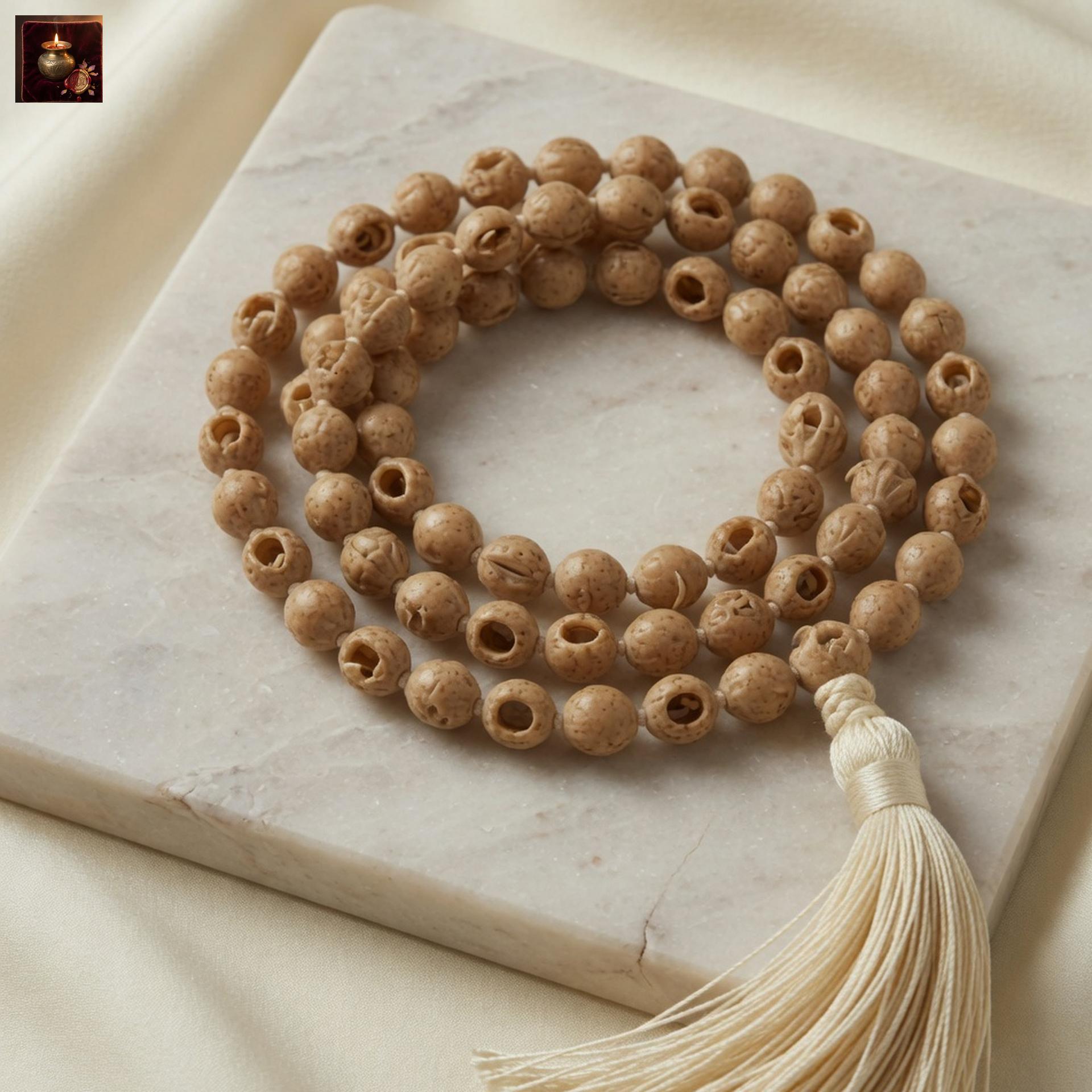 Tathaastu Lotus Seed Mala (108 beads)
