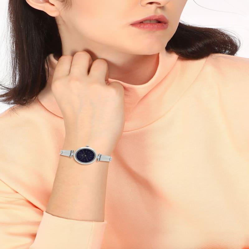 Titan Karishma Midnight Blue Dial Analog Watch NU2574SM01