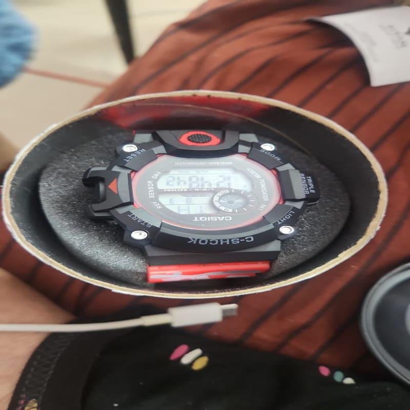 C-Shock Digital Sports Watch Black Red