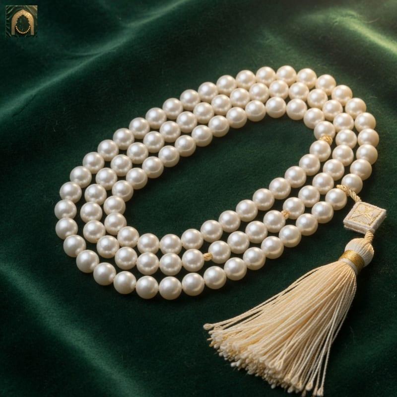 Al-Namazi Cultured Pearl Tasbih (99 beads)